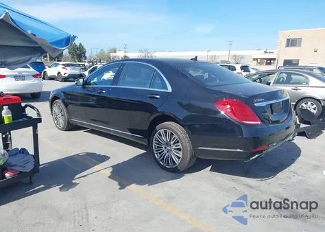 2015 Mercedes-Benz S 550 Plug-In Hybrid из США, поврежденный, VIN WDDUG6DB7FA191243
